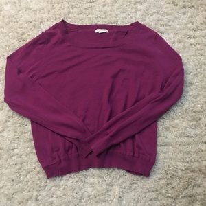 Open back sweater